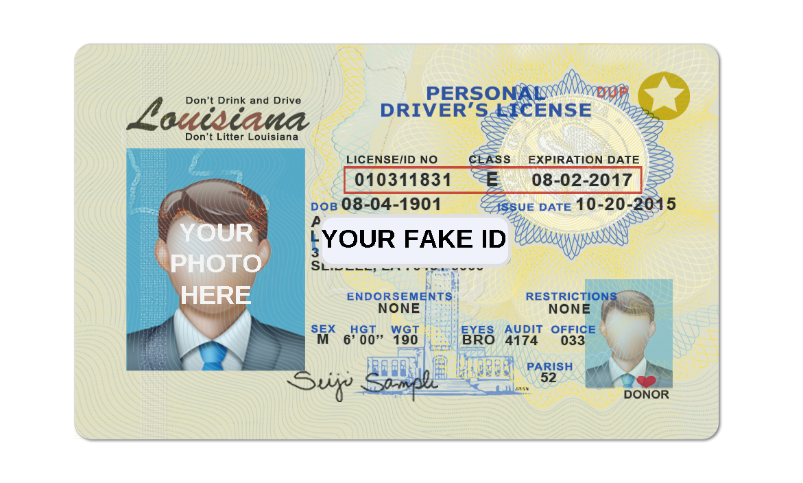 Louisiana Fake ID