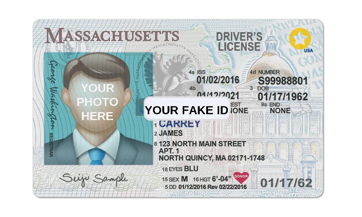 Massachusetts Fake ID