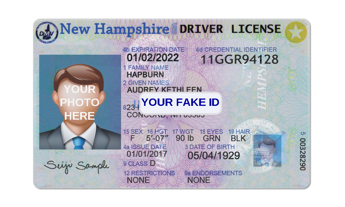 New Hampshire Fake ID