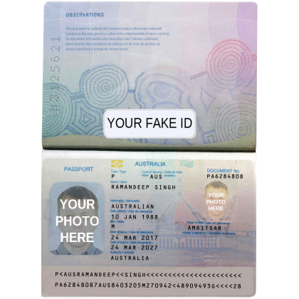 Fake ID Australia Passport