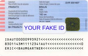 Fake ID Austria-Back