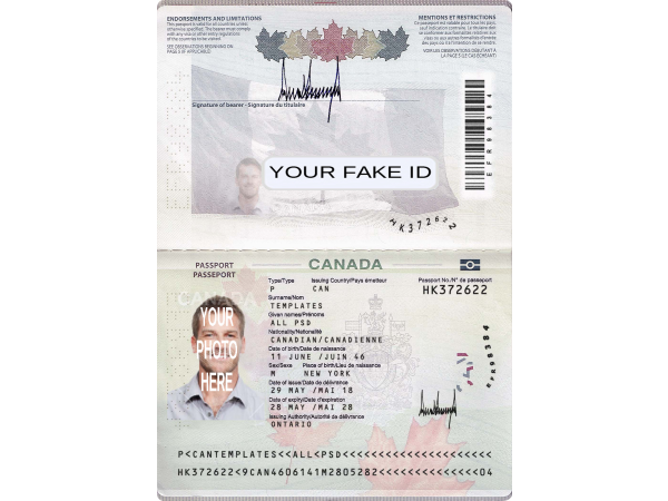 Fake ID Canada Passport