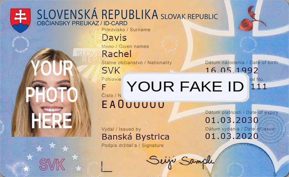 Fake ID Slovakia